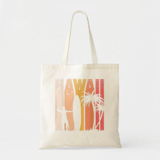 Retro Vintag Tropical Sunset Beach Hawaii Hawaii Tragetasche
