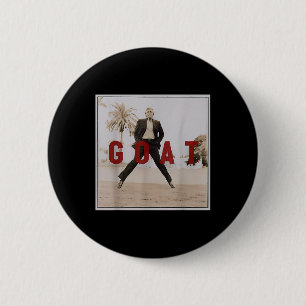 Retro Vintag Trump Goat Middle Finger Felon Button