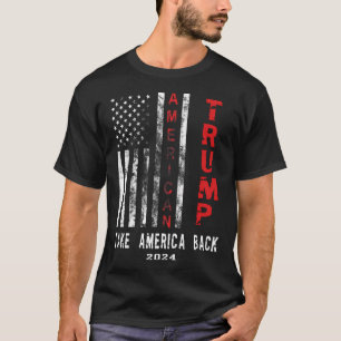 Retro Vintag Trump nimmt Amerika zurück 2024 Patri T-Shirt