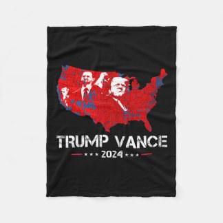 Retro Vintag Trump Vance 2024 Wir, die Menschen wä Fleecedecke