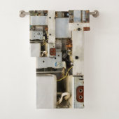 Retro Vintag Tube Radio Badhandtuch Set (Insitu)