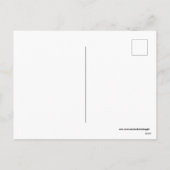 Retro Vintag Valentine Feiertagspostkarte (Rückseite)