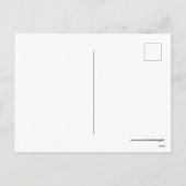 Retro Vintag Valentine Feiertagspostkarte (Rückseite)