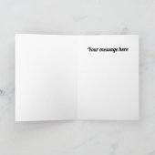 Retro Vintag Valentine Katze Urlaubskarte Feiertagskarte (Innenseite)