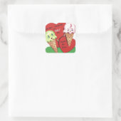 Retro Vintag Valentineis Aufkleber (Tasche)