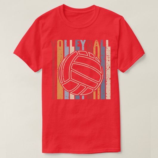 Retro Vintag Volleyball 1 T-Shirt (Design vorne)