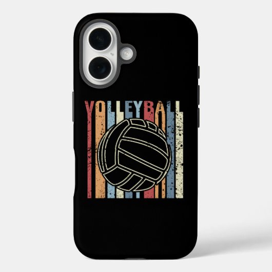 Retro Vintag Volleyball Case-Mate iPhone Hülle (Rückseite)