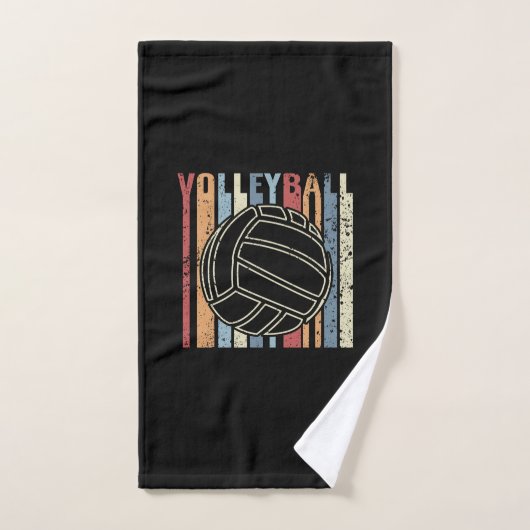 Retro Vintag Volleyball Handtuch (Handtuch)