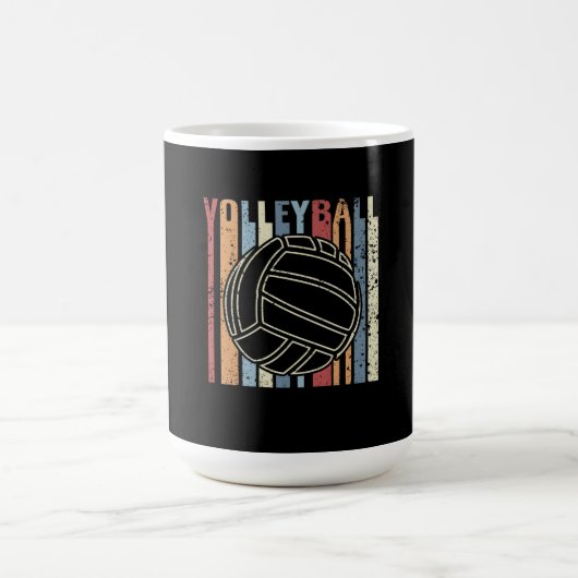 Retro Vintag Volleyball Kaffeetasse (Mittel)