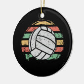 Retro Vintag Volleyball Keramik Ornament (Links)