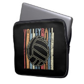 Retro Vintag Volleyball Laptopschutzhülle (Vorderseite Links)