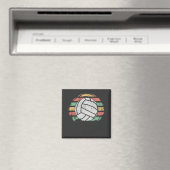 Retro Vintag Volleyball Magnet (In Situ (Geschirrspüler))