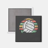 Retro Vintag Volleyball Magnet (Vorderseite/Rückseite)