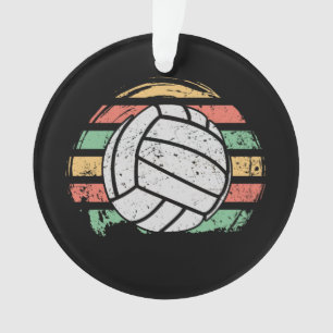 Retro Vintag Volleyball Ornament