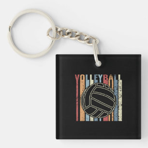 Retro Vintag Volleyball Schlüsselanhänger