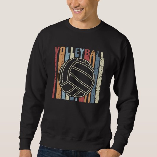 Retro Vintag Volleyball Sweatshirt (Vorderseite)