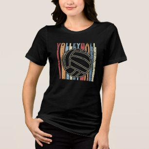 Retro Vintag Volleyball Tri-Blend Shirt