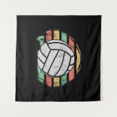 Retro Vintag Volleyball Wandteppich (Vorderseite (Horizontal))