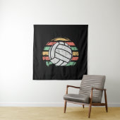 Retro Vintag Volleyball Wandteppich (Beispiel)
