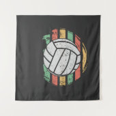 Retro Vintag Volleyball Wandteppich (Vorderseite (Horizontal))
