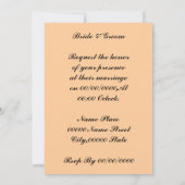 retro, Vintag, wedding Einladung (Rückseite)