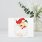 Retro Vintag Weihnachten Weihnachten Postkarte (Stehend Vorderseite)
