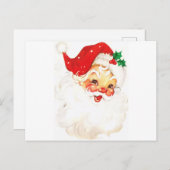 Retro Vintag Weihnachten Weihnachten Postkarte (Vorne/Hinten)