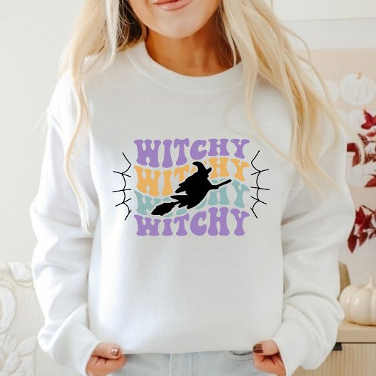 Retro Vintag Witchy Hexenhimmel Sweatshirt