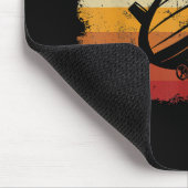 Retro Vintag Zeppelin Dirigible Luftschiff Zepplin Mousepad (Ecke)