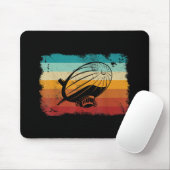 Retro Vintag Zeppelin Dirigible Luftschiff Zepplin Mousepad (Mit Mouse)