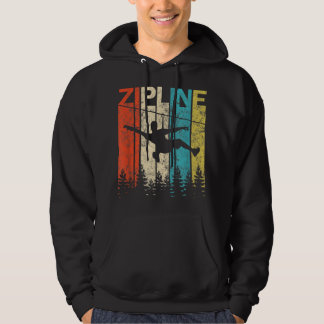 Retro Vintag Zipline Graphic GS20 Hoodie