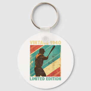 Retro Vintage 1940 Baseball-Fan Limited Edition Schlüsselanhänger