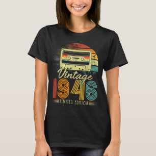 Retro Vintage 1946 Limitierte Auflage 80 Jahre Alt T-Shirt