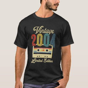 Retro Vintage 2004 Kassettenband 18. Geburtstag Mu T-Shirt