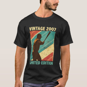 Retro Vintage 2007 Baseball-Fan Limited Edition T-Shirt