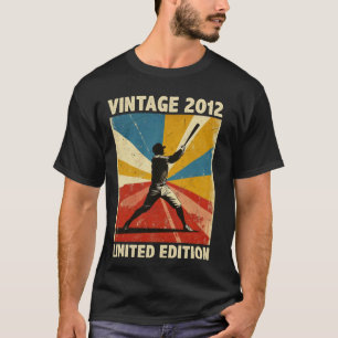 Retro Vintage 2012 Baseball Fan Limited Edition  T-Shirt