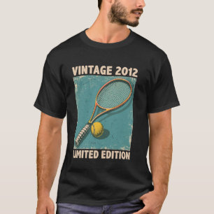 Retro Vintage 2012 Tennisliebhaber Limitierte Aufl T-Shirt
