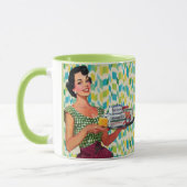 Retro/Vintage 50er Hausfrauen Tasse (Links)
