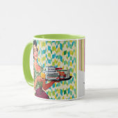 Retro/Vintage 50er Hausfrauen Tasse (Vorderseite Links)