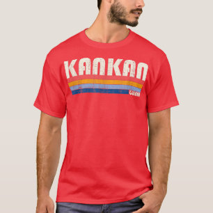 Retro Vintage 70er 80er Stil Kankan, Guinea T-Shirt