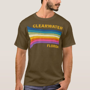 Retro Vintage 70er Jahre Clearwater Florida T-Shirt
