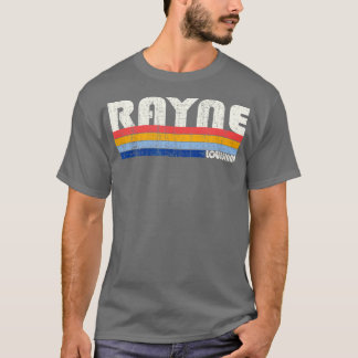 Retro Vintage 70s 80s Style Rayne Louisiana T-Shirt