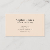 Retro Vintage 70s Rainbow Visitenkarte (Rückseite)