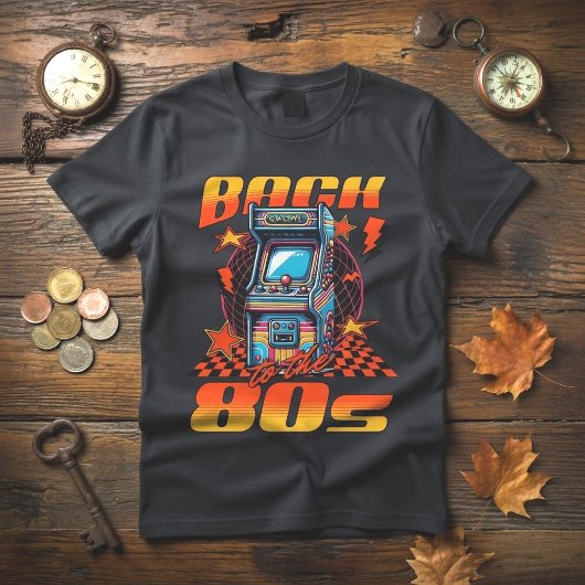 Retro Vintage 80er Arcade-Spiele T-Shirt