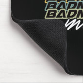 Retro Vintage 80er Badminton-Mutter Lustig Muttert Mousepad (Ecke)