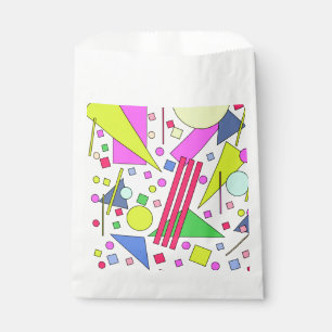 Retro Vintage 80s and 90s Style Geschenktütchen