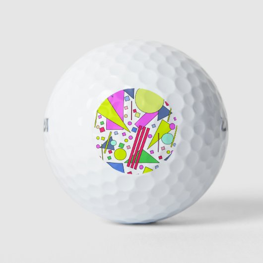 Retro Vintage 80s and 90s Style Golfball (Vorderseite)
