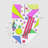 Retro Vintage 80s and 90s Style Golfhandtuch (Insitu)