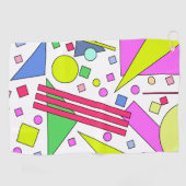 Retro Vintage 80s and 90s Style Golfhandtuch (Horizontal)