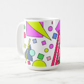Retro Vintage 80s and 90s Style Kaffeetasse (Vorderseite Links)